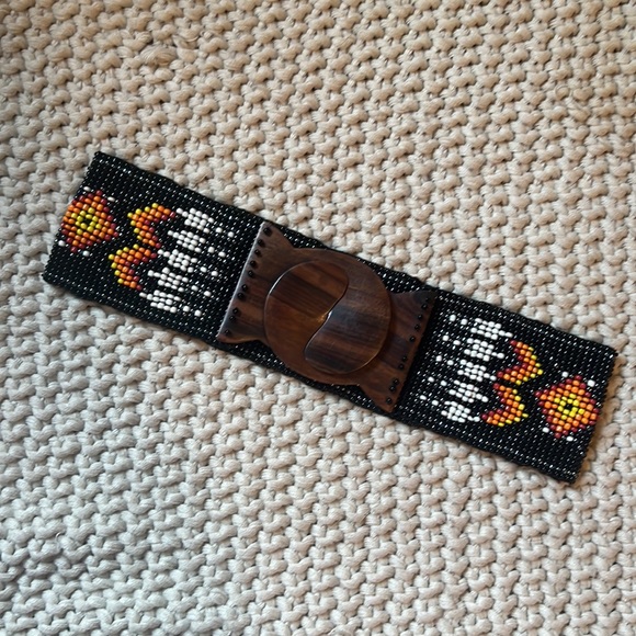 Boho Beaded Belt - Picture 2 of 4